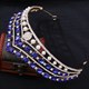 Barock Perlen Kristall Brautdiadem Mit Strassstein Akzenten