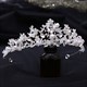 Blatt Brautdiadem Mit Perlen