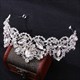 Leaf Crystal Princess Bridal Tiara With Rhinestone Accents