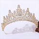 Princess Bridal Tiara With Rhinestone Accents
