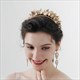 Handmade Leaf Princess Headpiece Baroque Fairy Tale Crown