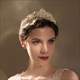 Prinzessin-Braut-Tiara aus Legierung mit Strasssteinen