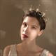 Glittery Alloy Pearls Bridal Tiara With Rhinestone Accents