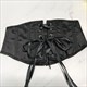 Satin Short Lolita Waist Cincher Corset