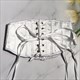Satin Short Lolita Waist Cincher Corset