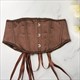 Satin Short Lolita Waist Cincher Corset