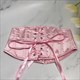 Satin Short Lolita Waist Cincher Corset