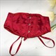 Satin Short Lolita Waist Cincher Corset