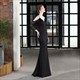 V-Ausschnitt schulterfreie Meerjungfrau Prom Dresses