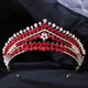 Birthday Girl Crystal Bridal Tiara With Rhinestone Accents
