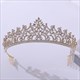 Baroque Alloy Rhinestone Princess Bridal Tiara With Comb