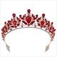 Barockes Brautdiadem mit Kristallen und Strass-Akzenten