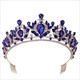 Barockes Brautdiadem mit Kristallen und Strass-Akzenten