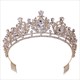Barockes Brautdiadem mit Kristallen und Strass-Akzenten