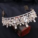 Barockes Brautdiadem mit Kristallen und Strass-Akzenten