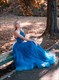 One Shoulder A-Line Lace Applique Long Tulle Prom Dress