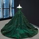 Ball Gown Off The Shoulder Sequin Princess Prom Dress
