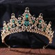 Alloy Birthday Girl Bridal Tiara With Rhinestone Accents