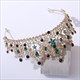 Alloy Birthday Girl Bridal Tiara With Rhinestone Accents