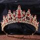 Alloy Birthday Girl Bridal Tiara With Rhinestone Accents