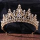 Alloy Birthday Girl Bridal Tiara With Rhinestone Accents