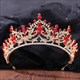 Legierte plattierte Prinzessinnen-Braut-Tiara mit Strassstein-Akzenten