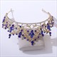 Legierte plattierte Prinzessinnen-Braut-Tiara mit Strassstein-Akzenten
