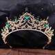 Legierte plattierte Prinzessinnen-Braut-Tiara mit Strassstein-Akzenten