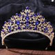 Handmade Bridal Tiara With Rhinestone Accents