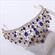 Handmade Bridal Tiara With Rhinestone Accents
