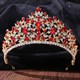 Handmade Bridal Tiara With Rhinestone Accents