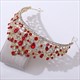 Handmade Bridal Tiara With Rhinestone Accents