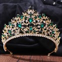 Handmade Bridal Tiara With Rhinestone Accents