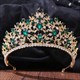 Handmade Bridal Tiara With Rhinestone Accents