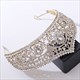 Enchanting Crystal Bridal Tiara With Rhinestone Accents