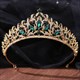 Rhinestone Crystal Tiara With Alloy Frame