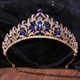 Rhinestone Crystal Tiara With Alloy Frame
