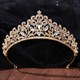 Rhinestone Crystal Tiara With Alloy Frame