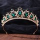Crystal Bridal Tiara With Rhinestone Accents