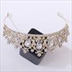 Crystal Bridal Tiara With Rhinestone Accents
