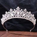 Diadème de mariée en cristal avec accents de strass