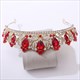 Barocke Kristall-Braut-Tiara mit Strassstein-Akzenten