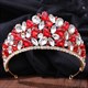 Alloy Birthday Bridal Tiara With Rhinestone Accents