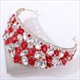 Alloy Birthday Bridal Tiara With Rhinestone Accents