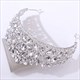Alloy Birthday Bridal Tiara With Rhinestone Accents