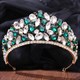 Alloy Birthday Bridal Tiara With Rhinestone Accents