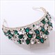 Alloy Birthday Bridal Tiara With Rhinestone Accents