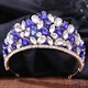 Alloy Birthday Bridal Tiara With Rhinestone Accents
