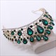 Grecian Drip Rhinestone Bridal Tiara