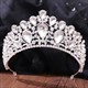 Grecian Drip Rhinestone Bridal Tiara